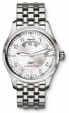 IWC Pilot's Watch Spitfire UTC Stainless Steel / Silver / Bracelet IW3251-08 (IW325108)